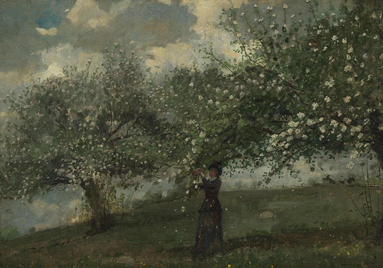 Ragazza che raccoglie fiori di melo - Cooper Hewitt, Smithsonian Design Museum